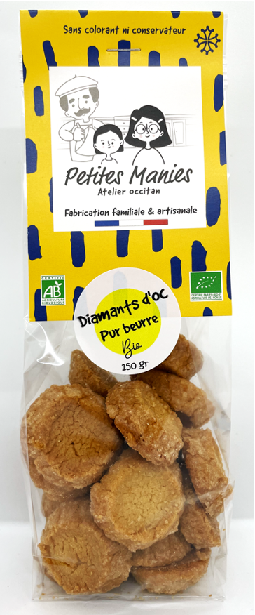 Diamant d'Oc bio pur beurre - sablés fondants