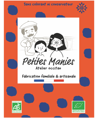 Crackers Froma'Gers tomme de vache et graines de chanvre bio