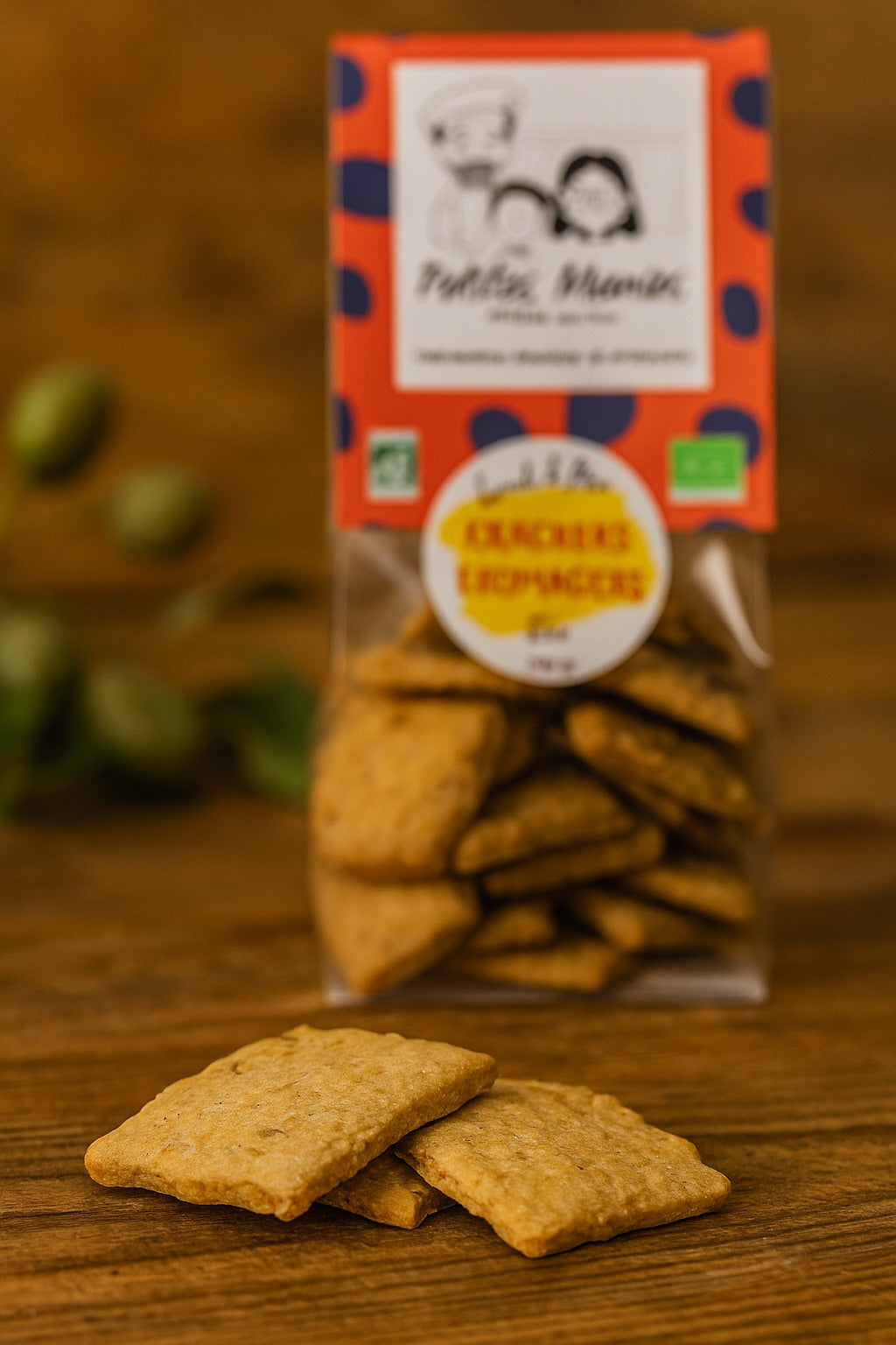 biscuits apéritifs crackers au fromage bio
