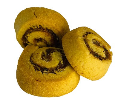 Tourbillons coeur pruneaux bio - sablés fondants - 150 gr